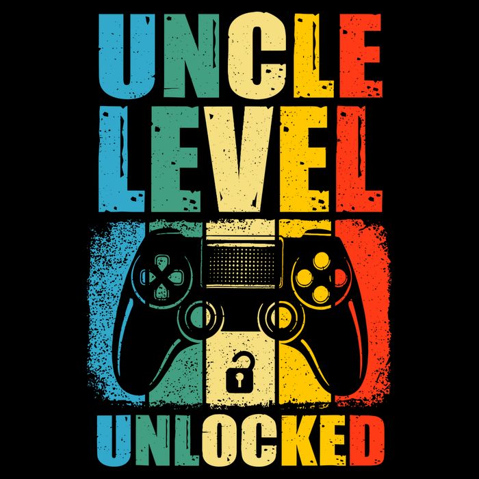 Uncle Level Unlocked Leveled Up To Uncle Promoted To Gamer Short Acrylic Beanie
