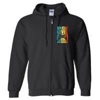 Uncle Level Unlocked Leveled Up To Uncle Promoted To Gamer Full Zip Hoodie