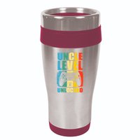 Uncle Level Unlocked Leveled Up To Uncle Promoted To Gamer 16oz Travel Tumbler