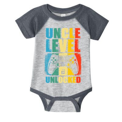 Uncle Level Unlocked Leveled Up To Uncle Promoted To Gamer Infant Baby Jersey Bodysuit