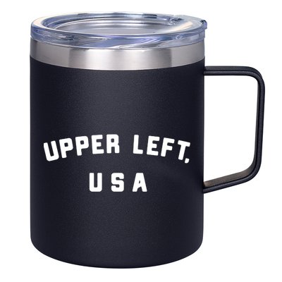 Upper Left USA 12oz Stainless Steel Coffee Mug