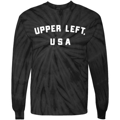 Upper Left USA Tie-Dye Long Sleeve Shirt