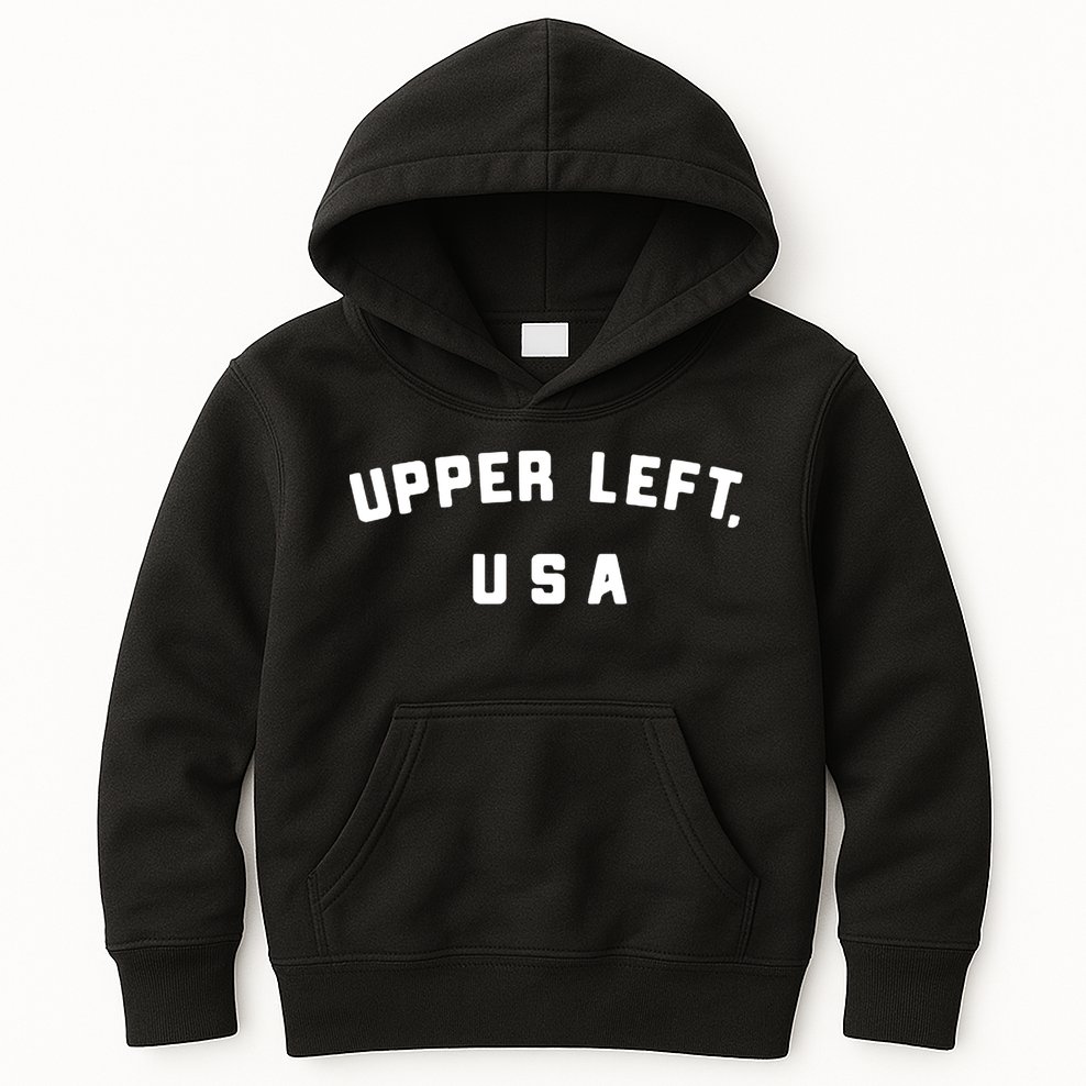 Upper Left USA Kids Hoodie
