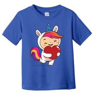 Unicorn Lovers Unicorn Heart Valentines Day Gift Toddler T-Shirt