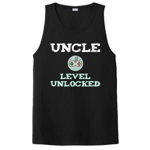 Uncle Level Unlocked Funny Uncle Gamer Video Games Cool Gift PosiCharge Competitor Tank