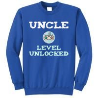 Uncle Level Unlocked Funny Uncle Gamer Video Games Cool Gift Sweatshirt