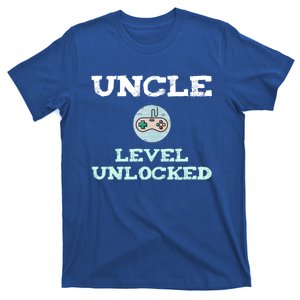 Uncle Level Unlocked Funny Uncle Gamer Video Games Cool Gift T-Shirt