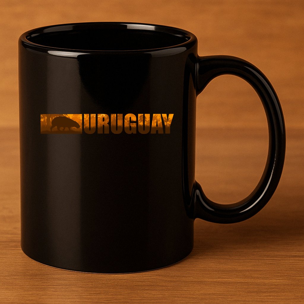Uruguay Logo 11oz C Handle Ceramic Mug