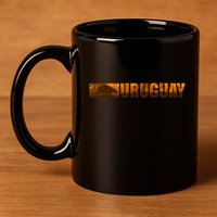 Uruguay Logo 11oz C Handle Ceramic Mug
