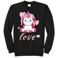 Unicorn Love Valentine Sweatshirt