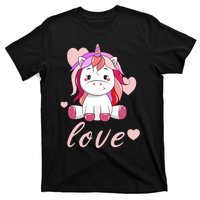 Unicorn Love Valentine T-Shirt