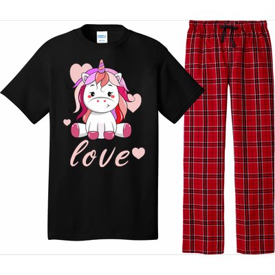 Unicorn Love Valentine Pajama Set