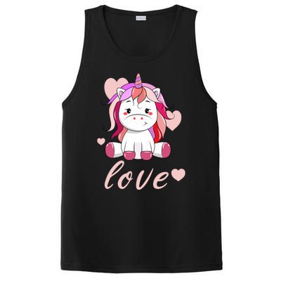 Unicorn Love Valentine PosiCharge Competitor Tank