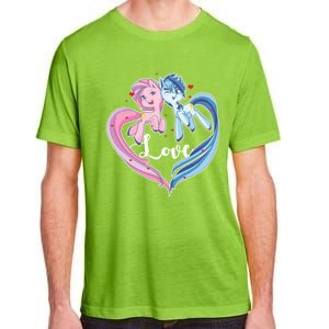 Unicorn Love Valentine's Day Gift Adult ChromaSoft Performance T-Shirt