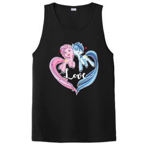 Unicorn Love Valentine's Day Gift PosiCharge Competitor Tank