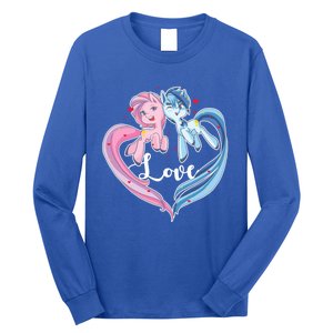 Unicorn Love Valentine's Day Gift Long Sleeve Shirt