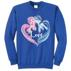 Unicorn Love Valentine's Day Gift Sweatshirt