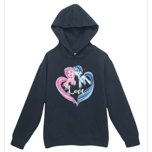 Unicorn Love Valentine's Day Gift Urban Pullover Hoodie