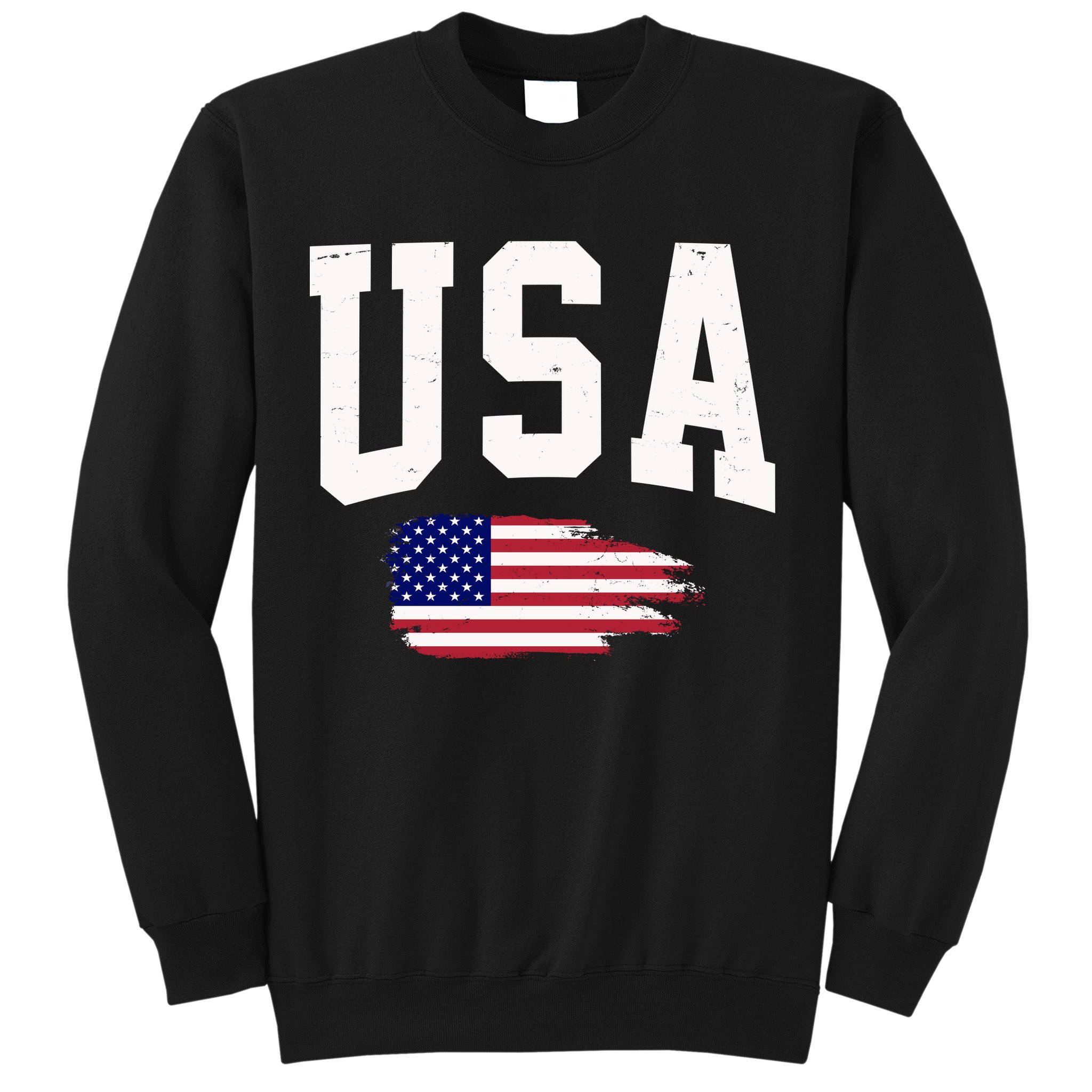 USA Logo Vintage Team Flag America Sweatshirt