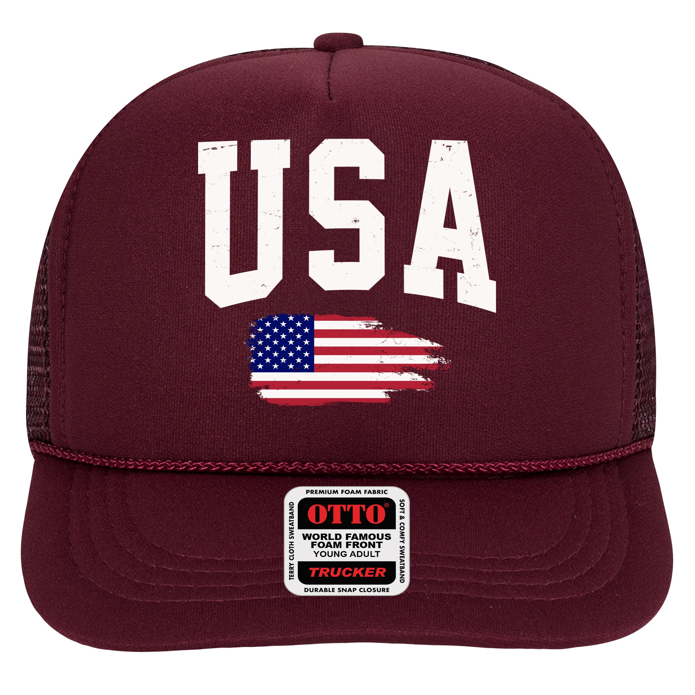 USA Logo Vintage Team Flag America Hat