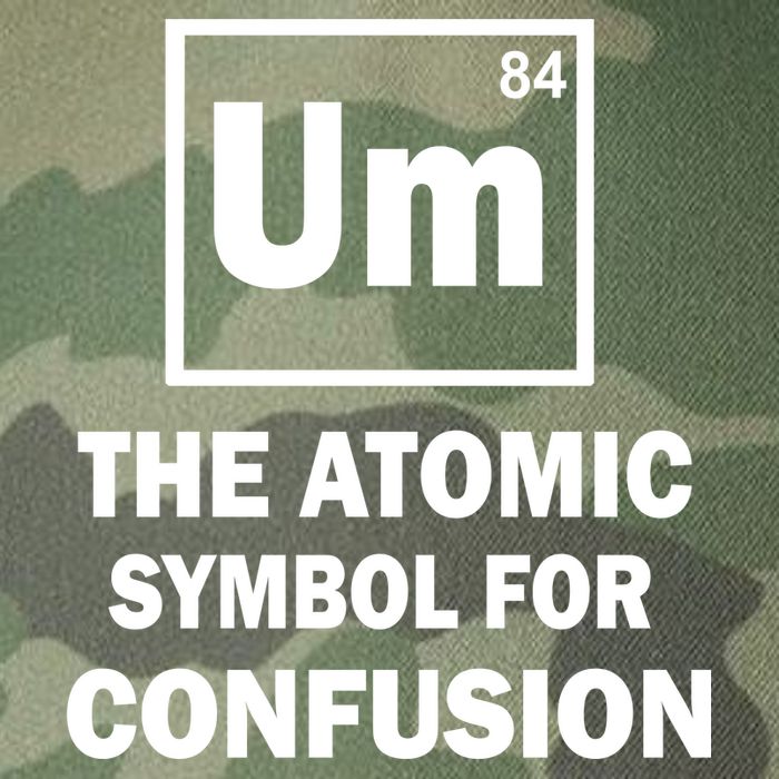 Um The Atomic Symbol For Confusion Legacy Tie Dye Trucker Hat