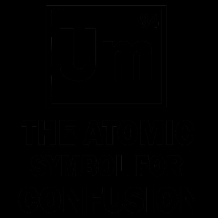 Um The Atomic Symbol For Confusion 16oz Travel Tumbler