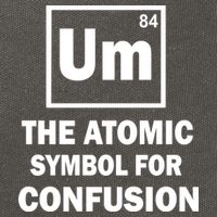 Um The Atomic Symbol For Confusion Cotton Canvas Backpack