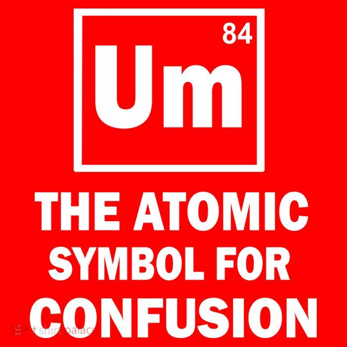 Um The Atomic Symbol For Confusion Hooded Wearable Blanket