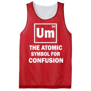 Um The Atomic Symbol For Confusion Mesh Reversible Basketball Jersey Tank