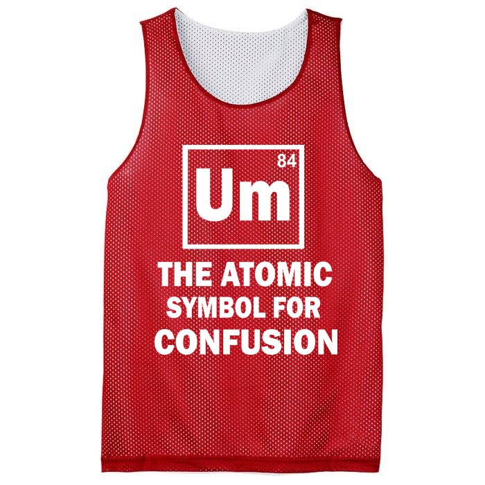 Um The Atomic Symbol For Confusion Mesh Reversible Basketball Jersey Tank