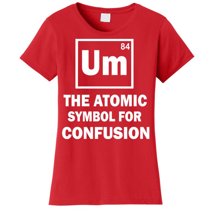 Um The Atomic Symbol For Confusion Women's T-Shirt