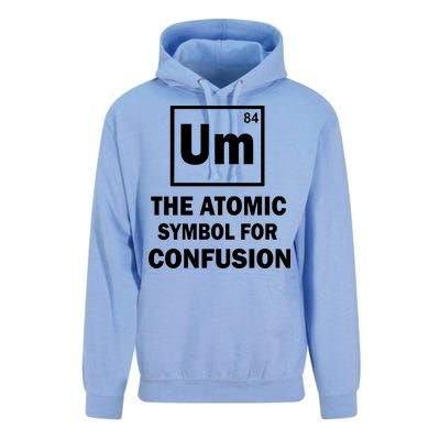 Um The Atomic Symbol For Confusion Unisex Surf Hoodie