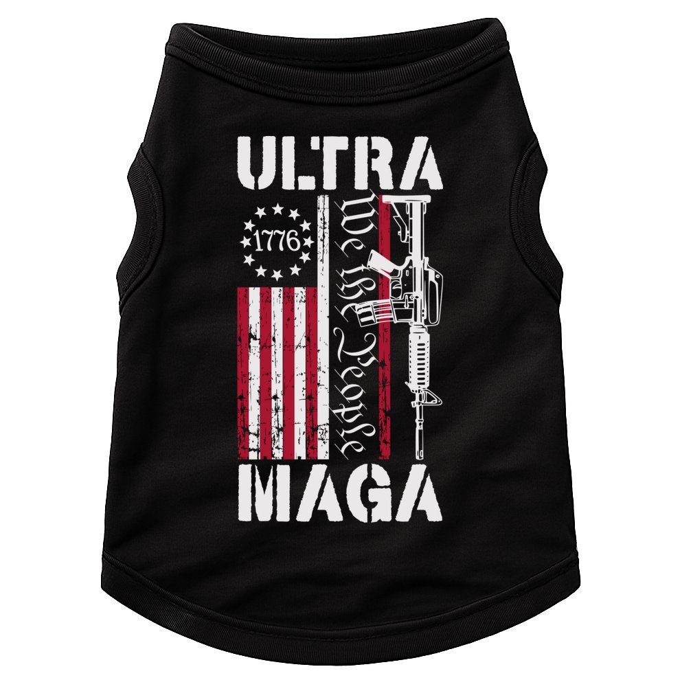 Ultra Maga 2024 American Flag Anti Joe Biden Ultra Maga Doggie Tank
