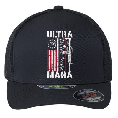 Ultra Maga 2024 American Flag Anti Joe Biden Ultra Maga Flexfit Unipanel Trucker Cap