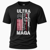 Ultra Maga 2024 American Flag Anti Joe Biden Ultra Maga Cooling Performance Crew T-Shirt