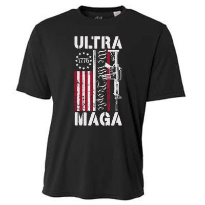 Ultra Maga 2024 American Flag Anti Joe Biden Ultra Maga Cooling Performance Crew T-Shirt