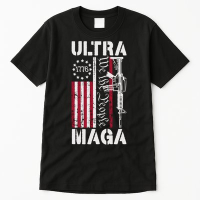 Ultra Maga 2024 American Flag Anti Joe Biden Ultra Maga Tall T-Shirt