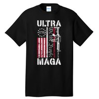 Ultra Maga 2024 American Flag Anti Joe Biden Ultra Maga Tall T-Shirt