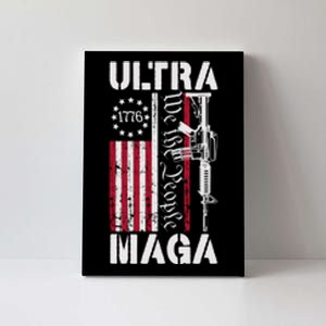 Ultra Maga 2024 American Flag Anti Joe Biden Ultra Maga Canvas