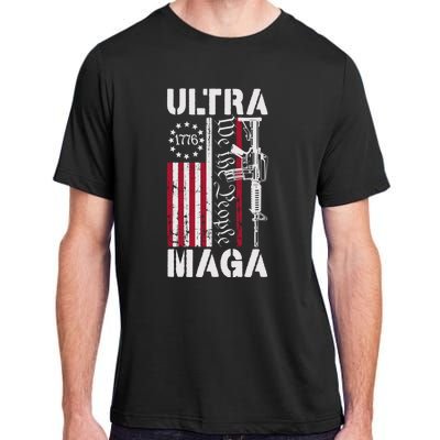 Ultra Maga 2024 American Flag Anti Joe Biden Ultra Maga Adult ChromaSoft Performance T-Shirt