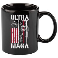 Ultra Maga 2024 American Flag Anti Joe Biden Ultra Maga 11oz C Handle Ceramic Mug