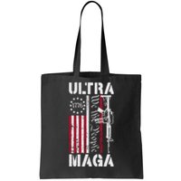 Ultra Maga 2024 American Flag Anti Joe Biden Ultra Maga Tote Bag