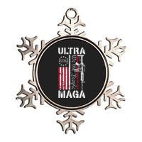 Ultra Maga 2024 American Flag Anti Joe Biden Ultra Maga Metallic Star Ornament