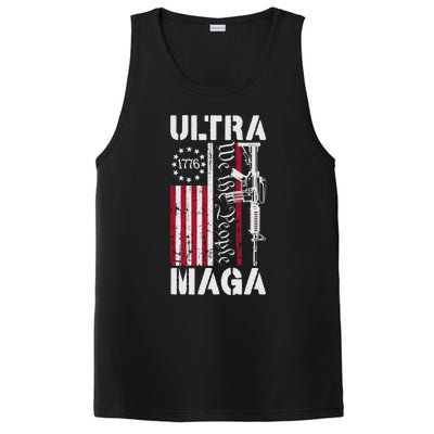 Ultra Maga 2024 American Flag Anti Joe Biden Ultra Maga PosiCharge Competitor Tank