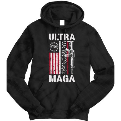 Ultra Maga 2024 American Flag Anti Joe Biden Ultra Maga Tie Dye Hoodie