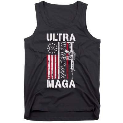 Ultra Maga 2024 American Flag Anti Joe Biden Ultra Maga Tank Top