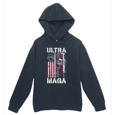 Ultra Maga 2024 American Flag Anti Joe Biden Ultra Maga Urban Pullover Hoodie