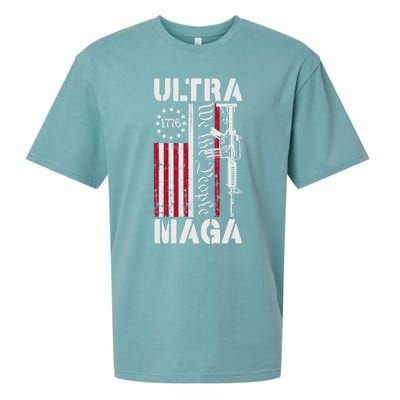 Ultra Maga 2024 American Flag Anti Joe Biden Ultra Maga Sueded Cloud Jersey T-Shirt