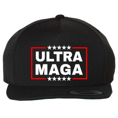 Ultra Maga 2024 Star Wool Snapback Cap