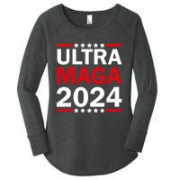 Ultra MAGA 2024 Women's Perfect Tri Tunic Long Sleeve Shirt